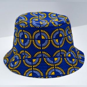 Bucket Hat African Print Blue Bucket Hat Unisex Women Men Modcloth Bucket Hat